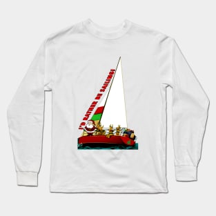 Santa Sailing Long Sleeve T-Shirt